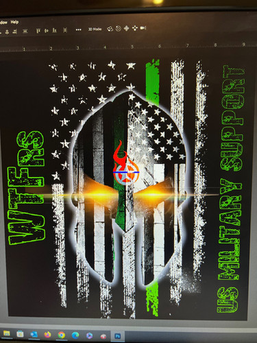 Demo Product — Back US Military Warrior